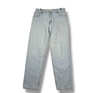 Levi's 550 Relaxed Tapered Jeans Womens 12 M High Rise Vintage Style Light Wash